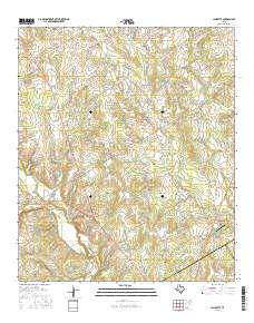 Clairette 2016 topographic map thumbnail