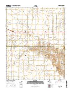Claude NE 2016 topographic map thumbnail