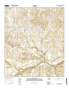 Clear Creek Lake 2016 topographic map thumbnail