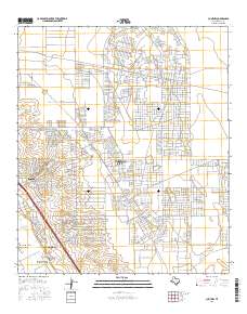 Clint NW 2016 topographic map thumbnail