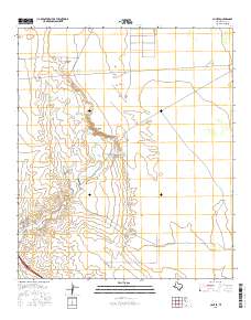 Clint SE 2016 topographic map thumbnail