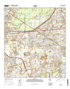 Clodine 2016 topographic map thumbnail