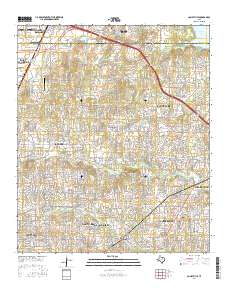 Colleyville 2016 topographic map thumbnail