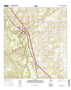 Comanche Hills 2016 topographic map thumbnail