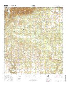 Comanche Waterhole 2016 topographic map thumbnail