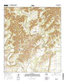 Concan 2016 topographic map thumbnail