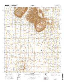Cornudas 2016 topographic map thumbnail