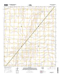 Coyanosa NW 2016 topographic map thumbnail
