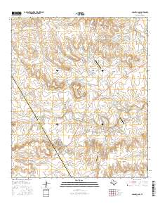 Cranfills Gap 2016 topographic map thumbnail