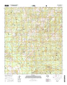 Crecy 2016 topographic map thumbnail
