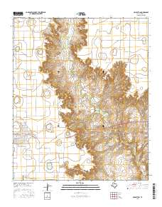 Crosbyton 2016 topographic map thumbnail