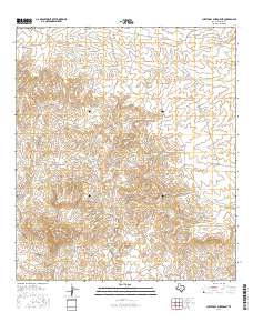Cuesta Del Burro East 2016 topographic map thumbnail