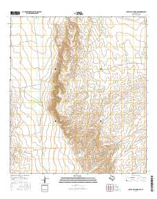Cuesta Del Burro NW 2016 topographic map thumbnail