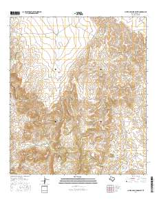 Cuesta Del Burro West 2016 topographic map thumbnail