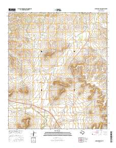 Cumbie Draw NE 2016 topographic map thumbnail