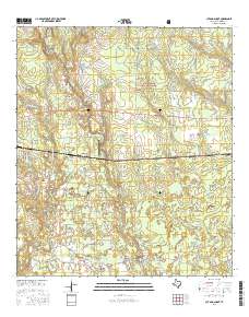 Cut And Shoot 2016 topographic map thumbnail