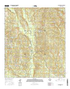 Dallardsville 2016 topographic map thumbnail