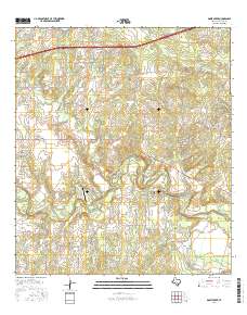 Darst Creek 2016 topographic map thumbnail