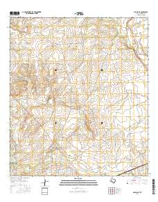Del Rio NE 2016 topographic map thumbnail