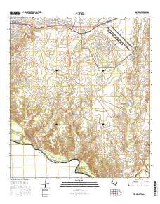 Del Rio SE 2016 topographic map thumbnail