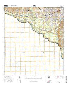 Del Rio SW 2016 topographic map thumbnail