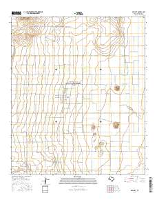 Dell City 2016 topographic map thumbnail