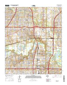 Euless 2016 topographic map thumbnail