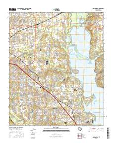 Denton East 2016 topographic map thumbnail