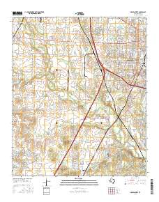 Denton West 2016 topographic map thumbnail