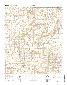 Dewey Lake 2016 topographic map thumbnail