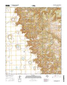 Dick Moore Canyon 2016 topographic map thumbnail