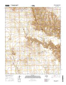 Dickens South 2016 topographic map thumbnail