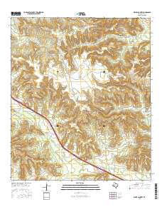 Divide Country 2016 topographic map thumbnail
