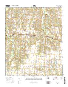 Dodd City 2016 topographic map thumbnail