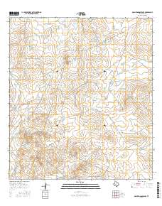 Dos Hermanos Peaks 2016 topographic map thumbnail