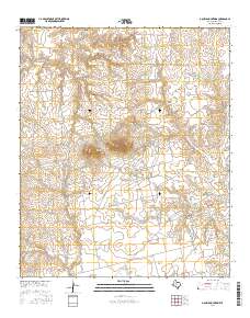 Double Mountains 2016 topographic map thumbnail