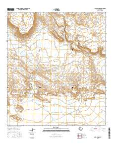 Duff Springs 2016 topographic map thumbnail