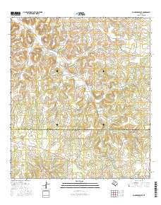 Dunbar Draw SE 2016 topographic map thumbnail