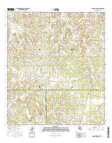 Dunbar Draw SW 2016 topographic map thumbnail