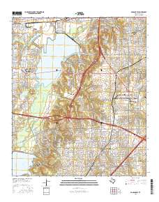 Duncanville 2016 topographic map thumbnail