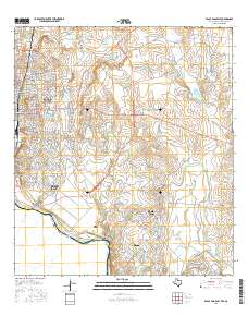Eagle Pass East 2016 topographic map thumbnail