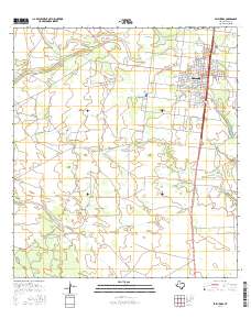 Falfurrias 2016 topographic map thumbnail