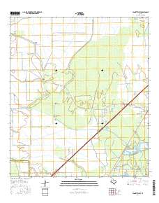 Fannett West 2016 topographic map thumbnail