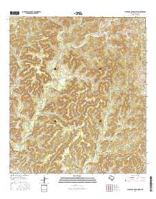 Flat Rock Creek North 2016 topographic map thumbnail