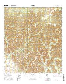 Flat Rock Creek NW 2016 topographic map thumbnail