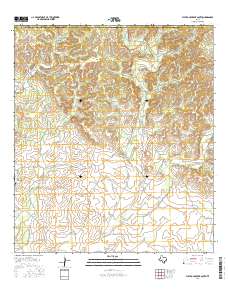 Flat Rock Creek South 2016 topographic map thumbnail