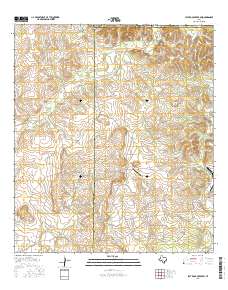 Flat Rock Creek SW 2016 topographic map thumbnail