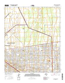 Fort Bliss SE 2016 topographic map thumbnail