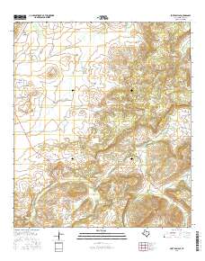 Fort Davis SE 2016 topographic map thumbnail