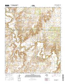 Fort Griffin 2016 topographic map thumbnail